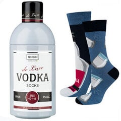 Meeste sokid Soxo viina vodka pudelisse kingituse eest 40-45 hind ja info | Meeste sokid | kaup24.ee