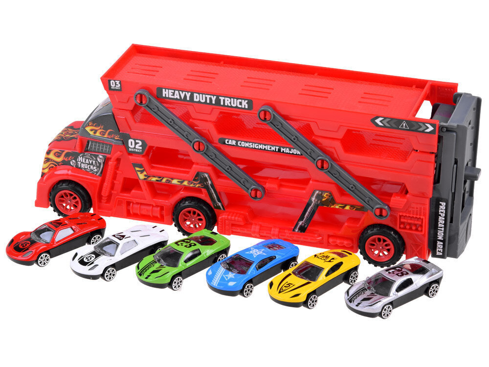 Sportlik veoauto, punane hind ja info | Poiste mänguasjad | kaup24.ee