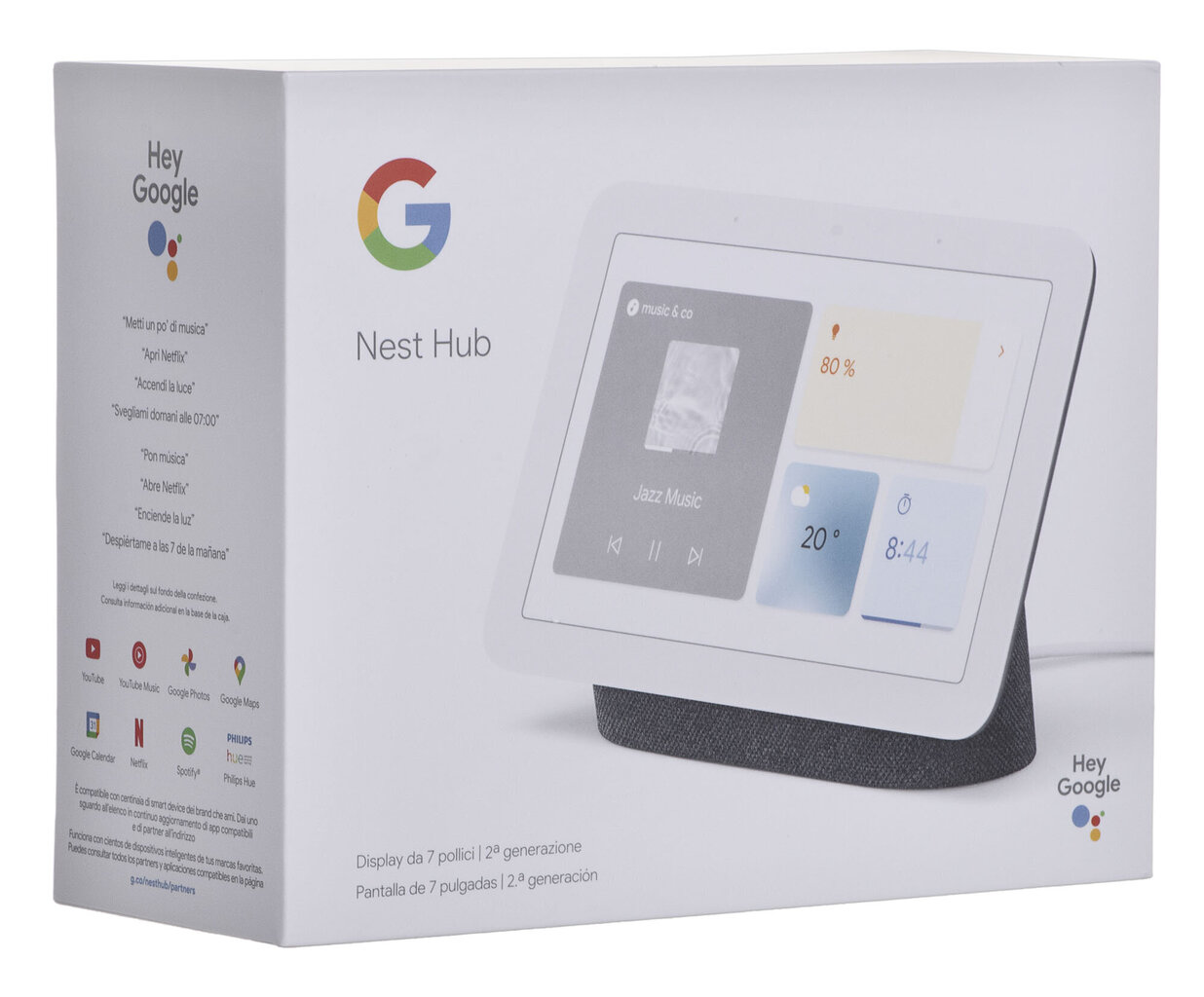 Nutikodu kontroller Google Nest Hub 2 Grigio цена и информация | Valvesüsteemid, kontrollerid | kaup24.ee