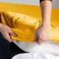 Kummiga voodilina DecoKing jersey Amber Red 90x200 cm цена и информация | Voodilinad | kaup24.ee
