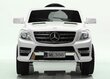 Mercedes-Benz ML 350 12v, valge hind ja info | Laste elektriautod | kaup24.ee