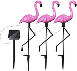 Aiavalgusti komplekt - flamingod, 3 tk. hind ja info | Aia- ja õuevalgustid | kaup24.ee