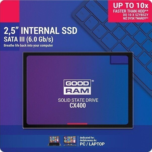 GoodRam SSDPR-CX400-128-G2 hind ja info | Sisemised kõvakettad (HDD, SSD, Hybrid) | kaup24.ee