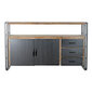 TV-laud DKD Home Decor, 145 x 40 x 86 cm, must/pruun hind ja info | TV alused | kaup24.ee