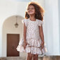 Tüdrukute kleit volangidega цена и информация | Tüdrukute kleidid | kaup24.ee