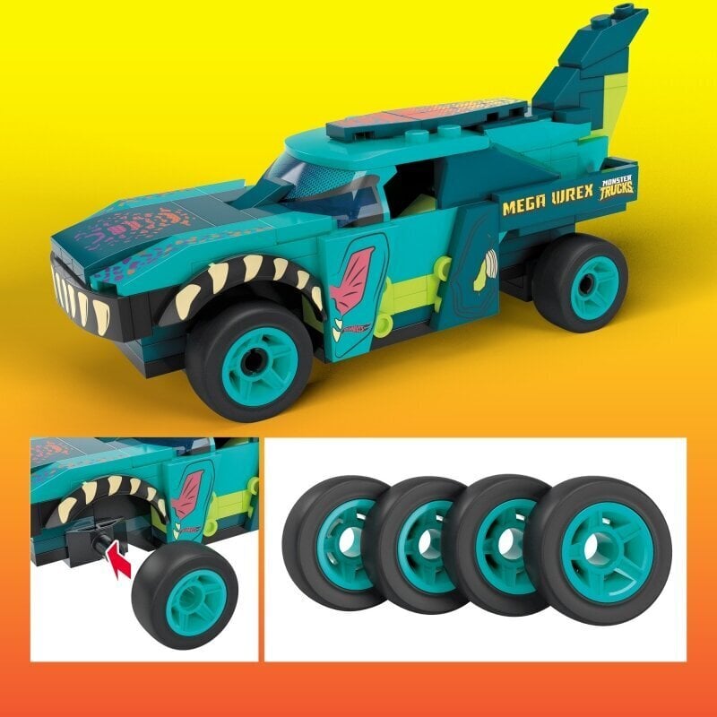 Konstruktor Hai Mega Construx Hot Wheels, HDJ95 hind ja info | Klotsid ja konstruktorid | kaup24.ee