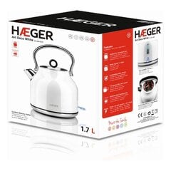 Электрический чайник HAEGER EK-22W.023A ART DECO, 1.7Л, 2200Вт цена и информация | Электрочайники | kaup24.ee