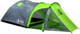 Туристическая палатка Royokamp Cool на 4 человека, серо-зеленая цена и информация | Палатки | kaup24.ee