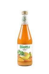 Biotta Vita 7 puu- ja köögivilja täismahl 0,5L MAHE hind ja info | Mahlad, nektarid | kaup24.ee