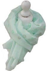 Тонкий платок женский, зеленоватый цена и информация | Женские шарфы, платки | kaup24.ee