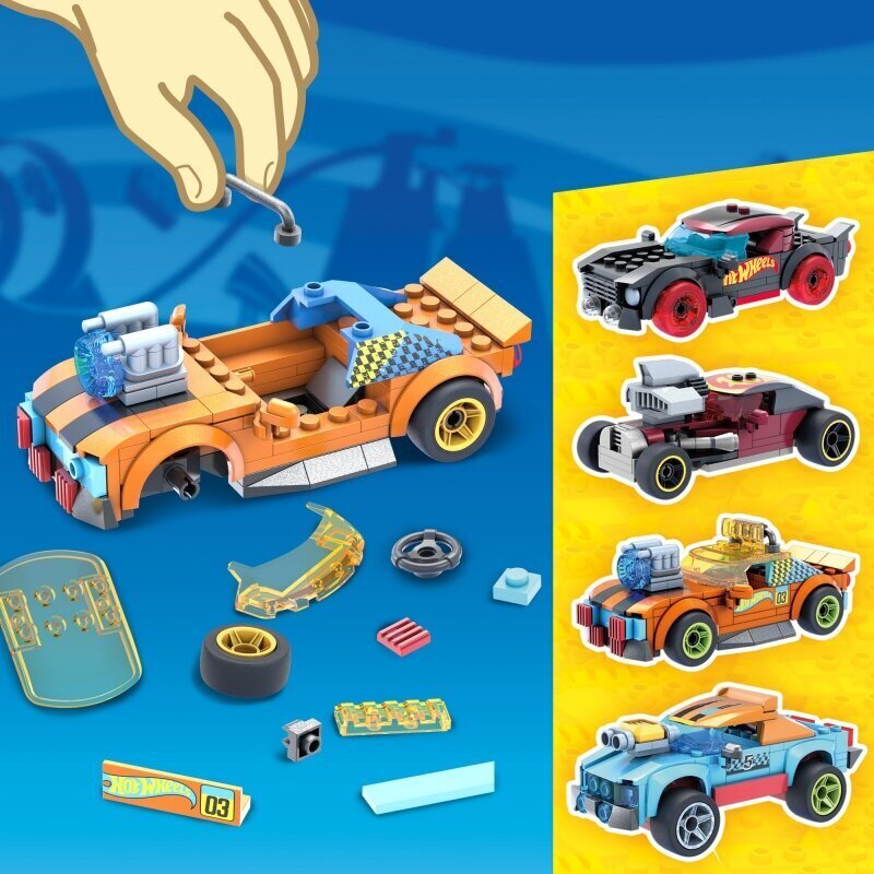 Konstruktor Ehita ja vaheta Mega Construx Hot Wheels, GVM13 hind ja info | Klotsid ja konstruktorid | kaup24.ee