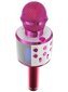 Goodbuy karaokemikrofon sisseehitatud bluetooth kõlariga / 3W / aux / häälmodulaator / USB / Micro SD roosa hind ja info | Mikrofonid | kaup24.ee