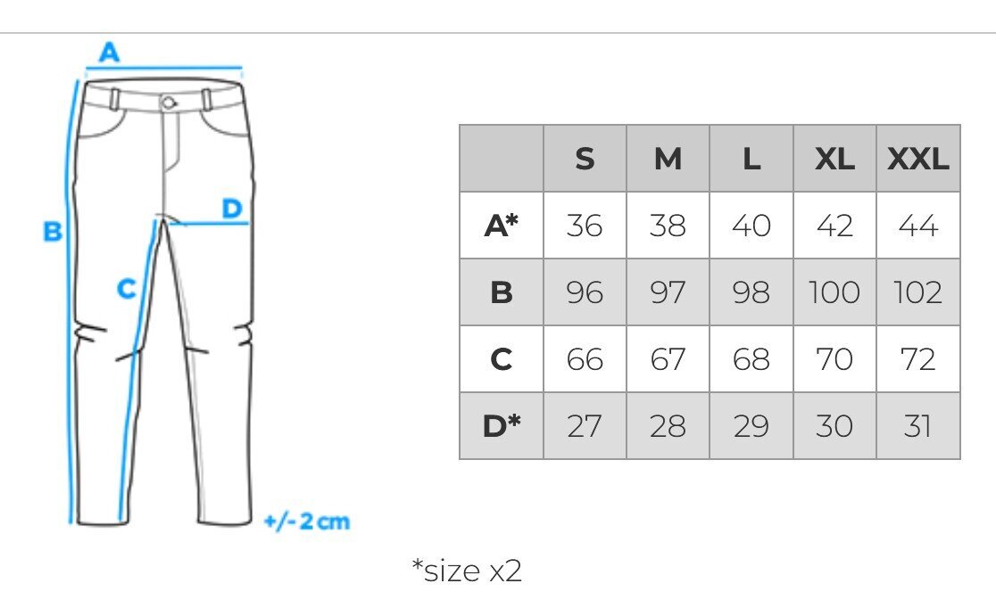 Meeste teksad Ombre P1058 tumesinine hind ja info | Meeste püksid | kaup24.ee
