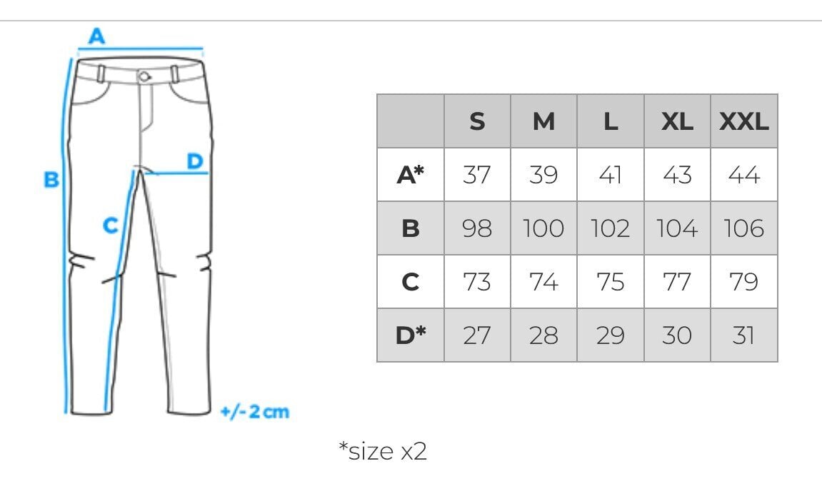 Meeste teksad Ombre P1065 hall цена и информация | Meeste püksid | kaup24.ee