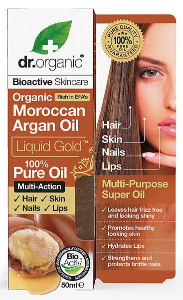 Niisutav õli Argán Dr.Organic (50 ml) hind ja info | Maskid, õlid, seerumid | kaup24.ee