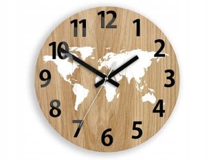 Seinakell "WORLD" 33,5 cm цена и информация | Часы | kaup24.ee