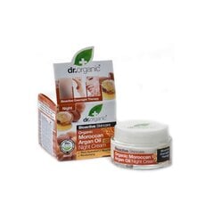 Dr. Organic Argaaniaõli öökreem 50 ml цена и информация | Кремы для лица | kaup24.ee