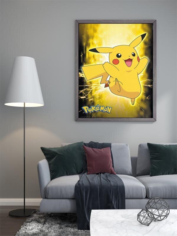 Pokemon Pikachu välk – plakat 61 x 91,5 cm hind ja info | Fännitooted mänguritele | kaup24.ee