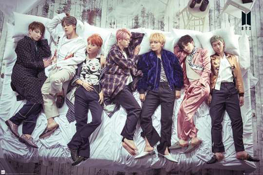 BTS Sleepyheads – plakat 91,5 x 61 cm hind ja info | Seinapildid | kaup24.ee