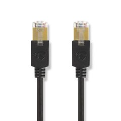 Kaabel UTP Cat6 RJ45-RJ45, must, 2 m hind ja info | Kaablid ja juhtmed | kaup24.ee