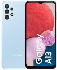 Samsung Galaxy A13 4/64GB, Dual SIM, SM-A135FLBVEUB Light Blue цена и информация | Мобильные телефоны | kaup24.ee