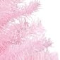 vidaXL kunstkuusk LEDide ja kuulidega, roosa, 120 cm, PVC hind ja info | Kunstkuused | kaup24.ee