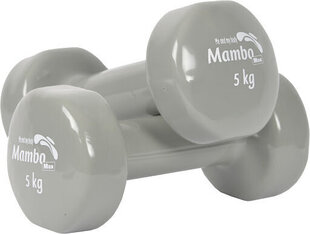 Виниловые гантели Mambo Max Dumbbell, 5 кг цена и информация | Гантели, гири, штанги | kaup24.ee
