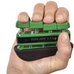 Эспандер для пальцев Flex-Ion, зеленый, 2,3 кг I 7,3 кг цена и информация | Эспандеры | kaup24.ee
