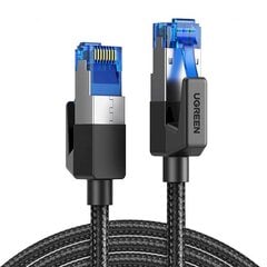 Кабель UGREEN NW153 Cat 8 F/FTP Braid Ethernet RJ45 Cable 2 м (black) цена и информация | Кабели и провода | kaup24.ee