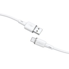Acefast USB cable - USB Type C 1.2m, 3A white (C2-04 white) kaina ir informacija | Mobiiltelefonide kaablid | kaup24.ee