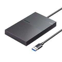 2.5" External HDD/SSD enclosure UGREEN CM471, USB-A 3.2 Gen 1 5Gbps (Black) цена и информация | Адаптеры и USB-hub | kaup24.ee