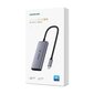 UGREEN CM500 4-in-1 Adapter USB-C to 3x USB 3.0 + HDMI2.1 8K (Grey) цена и информация | USB jagajad, adapterid | kaup24.ee