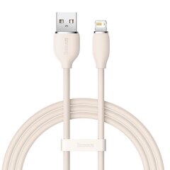 Baseus cable, USB cable - Lightning 2.4A length 1.2 m Jelly Liquid Silica Gel - pink цена и информация | Кабели для телефонов | kaup24.ee