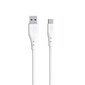 Dudao cable USB - USB Type C 6A cable 1 m white (TGL3T) цена и информация | Mobiiltelefonide kaablid | kaup24.ee