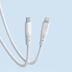 Dudao cable, USB Type C cable - Lightning 6A 65W PD white (TGL3X) hind ja info | Mobiiltelefonide kaablid | kaup24.ee