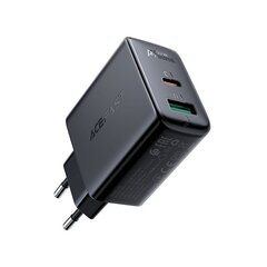 Acefast wall charger USB Type C / USB 32W, PPS, PD, QC 3.0, AFC, FCP white (A5 white) цена и информация | Зарядные устройства для телефонов | kaup24.ee
