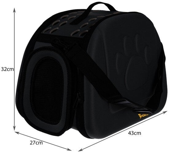 Transpordikott koerale või kassile, 43x32x27 cm hind ja info | Transportkorvid, puurid | kaup24.ee