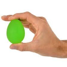 Мяч для упражнений в форме яйца Moves Squeeze Ball, зеленый цена и информация | Эспандеры | kaup24.ee
