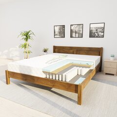 Voodi madratsiga Peace KRS1 160 x 200, tamm цена и информация | Кровати | kaup24.ee