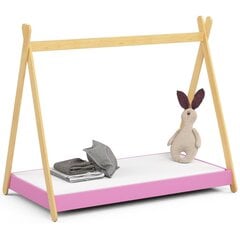 Детская кровать с матрасом NORE Gem, 160x80, розовый цвет цена и информация | Детские кровати | kaup24.ee