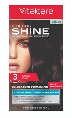 Juuksevärv Vitalcare Colour Shine, tumepruun hind ja info | Juuksevärvid | kaup24.ee