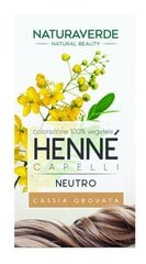 Henna looduslik juuksevärv Naturaverde, neutraalne, 100 g hind ja info | Juuksevärvid | kaup24.ee