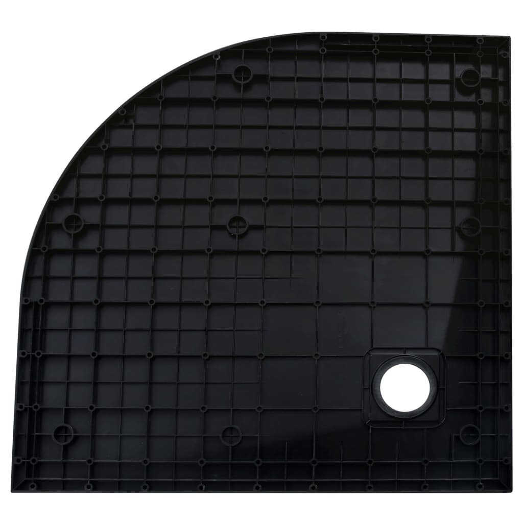 vidaXL dušialus, SMC, must, 90 x 90 cm hind ja info | Dušialused | kaup24.ee