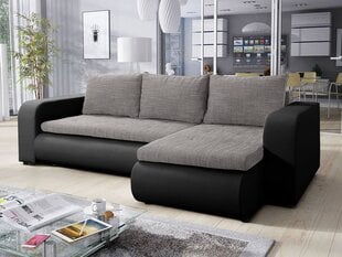 Угловой диван BONIKO ecoscope Soft 011 (черный) + Lawa 05 цена и информация | Диваны | kaup24.ee