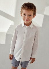 Белая рубашка для мальчика Mayoral цена и информация | Рубашки для мальчиков | kaup24.ee