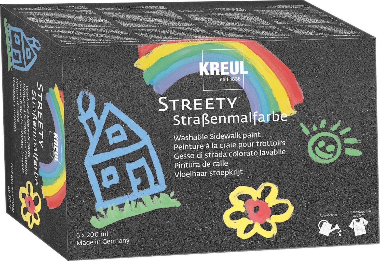 Välisvärvi komplekt, Kreul Streety 43110 цена и информация | Kunstitarbed, voolimise tarvikud | kaup24.ee