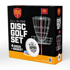 Дисковая мишень для гольфа с дисками DISCMANIA цена и информация | Discgolf | kaup24.ee