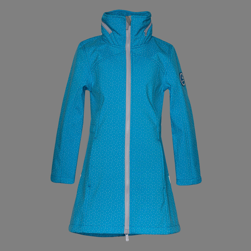 Huppa tüdrukute softshell parka AVA, türkiis hind ja info | Tüdrukute joped ja mantlid | kaup24.ee