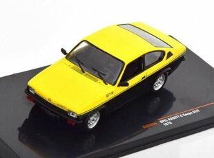 Opel Kadett C Coupe GT/E 1976 Yellow/Black 1:43 IXO CLC383N hind ja info | Mudelautode kollektsioneerimine | kaup24.ee