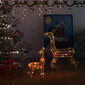 vidaXL akrüülist põhjapõtrade perekond, 160 LEDi, värviline hind ja info | Jõulukaunistused | kaup24.ee